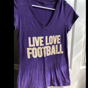 Live love football tee